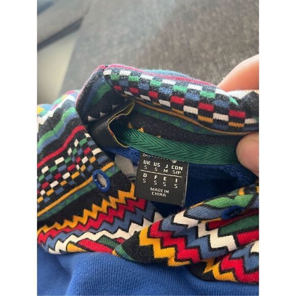 Adidas Blue Kangaroo Pocket Pharrell Williams Solar Hu Hoodie Size XS - Picture 8 of 8